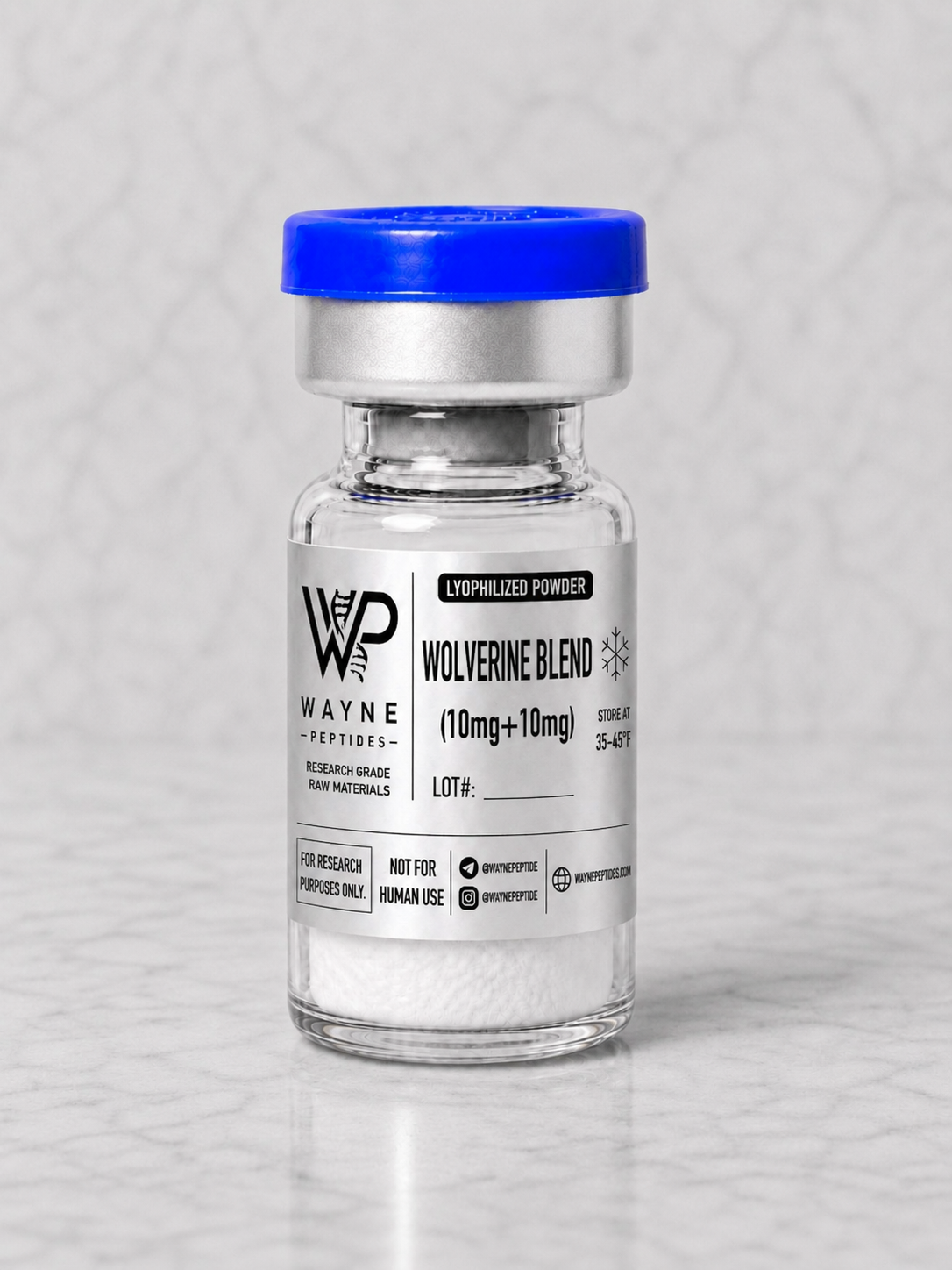 WOLVERINE (BPC-157 + TB-500) 10mg + 10mg vial