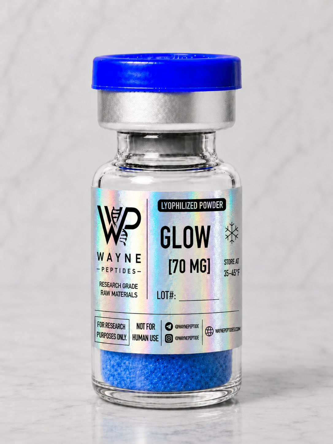 GLOW Blend 70mg vial