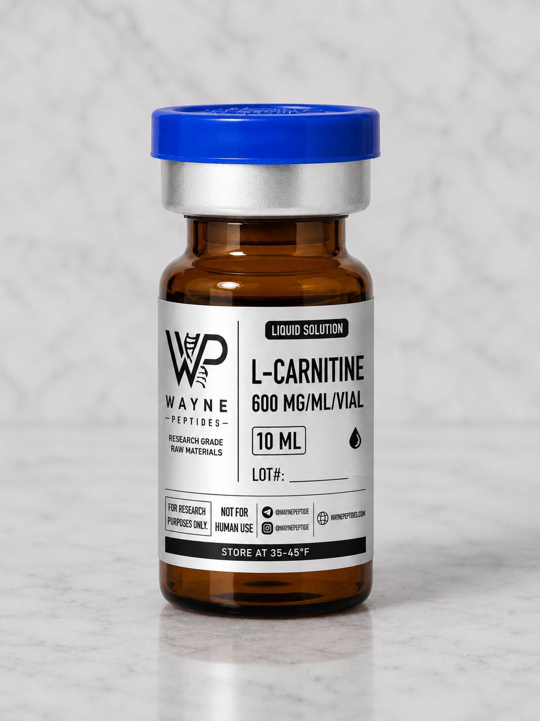 L-carnitine (10ml solution) 600mg/ml vial